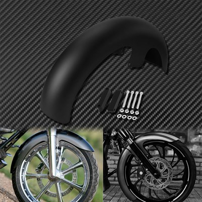 【並行輸入品】バイク用光沢バイクフラップ 21 インチ 5.5インチ ハーレーツーリング用 ストリート 電気_3
