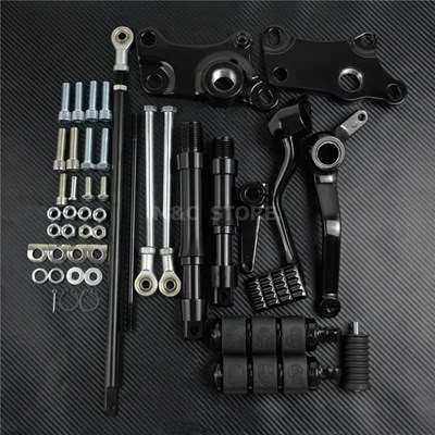 【並行輸入品】ハーレースポーツスター883 1200 XL アイアンカスタム 超低 1991-2024用バイク用フルバイク用コントロールキット ペグリの画像