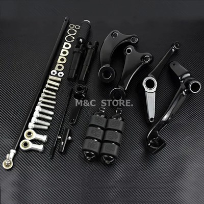 【並行輸入品】ハーレースポーツスター883 1200 XL アイアンカスタム 超低 1991-2024用バイク用フルバイク用コントロールキット ペグリの画像