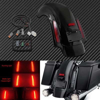 並行輸入品】2009-2021バイク 二輪リアフェンダーシステム ハーレー