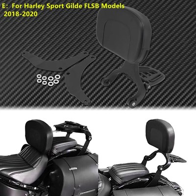 【並行輸入品】バイク用調節可能多目的助手席バックレスト ハーレー ツーリング 電気 グライドロー ローライダー ソフテイル スリフト用