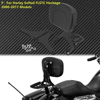【並行輸入品】バイク用調節可能多目的助手席バックレスト ハーレー ツーリング 電気 グライドロー ローライダー ソフテイル スリフト用