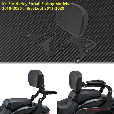 【並行輸入品】バイク用調節可能多目的助手席バックレスト ハーレー ツーリング 電気 グライドロー ローライダー ソフテイル スリフト用