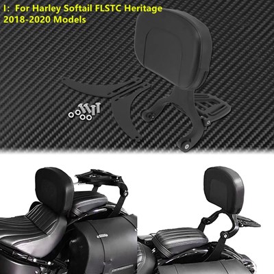【並行輸入品】バイク用調節可能多目的助手席バックレスト ハーレー ツーリング 電気 グライドロー ローライダー ソフテイル スリフト用