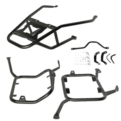 【並行輸入品】ホンダバイク 二輪サドルバッグラゲッジラック ステンレスフレームブラケット パニエトップケース X-ADV750 2017-2020の画像