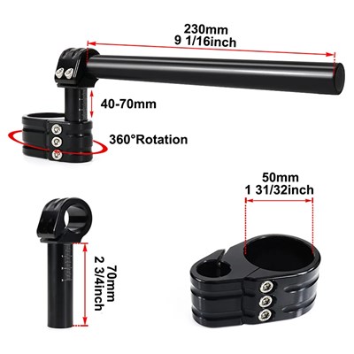 Prime ブラック ハンドル 並行輸入品】カワサキZX-6R ZX6R ZX10R ZXR400 ZZR 400 ZZR400 ZX636R