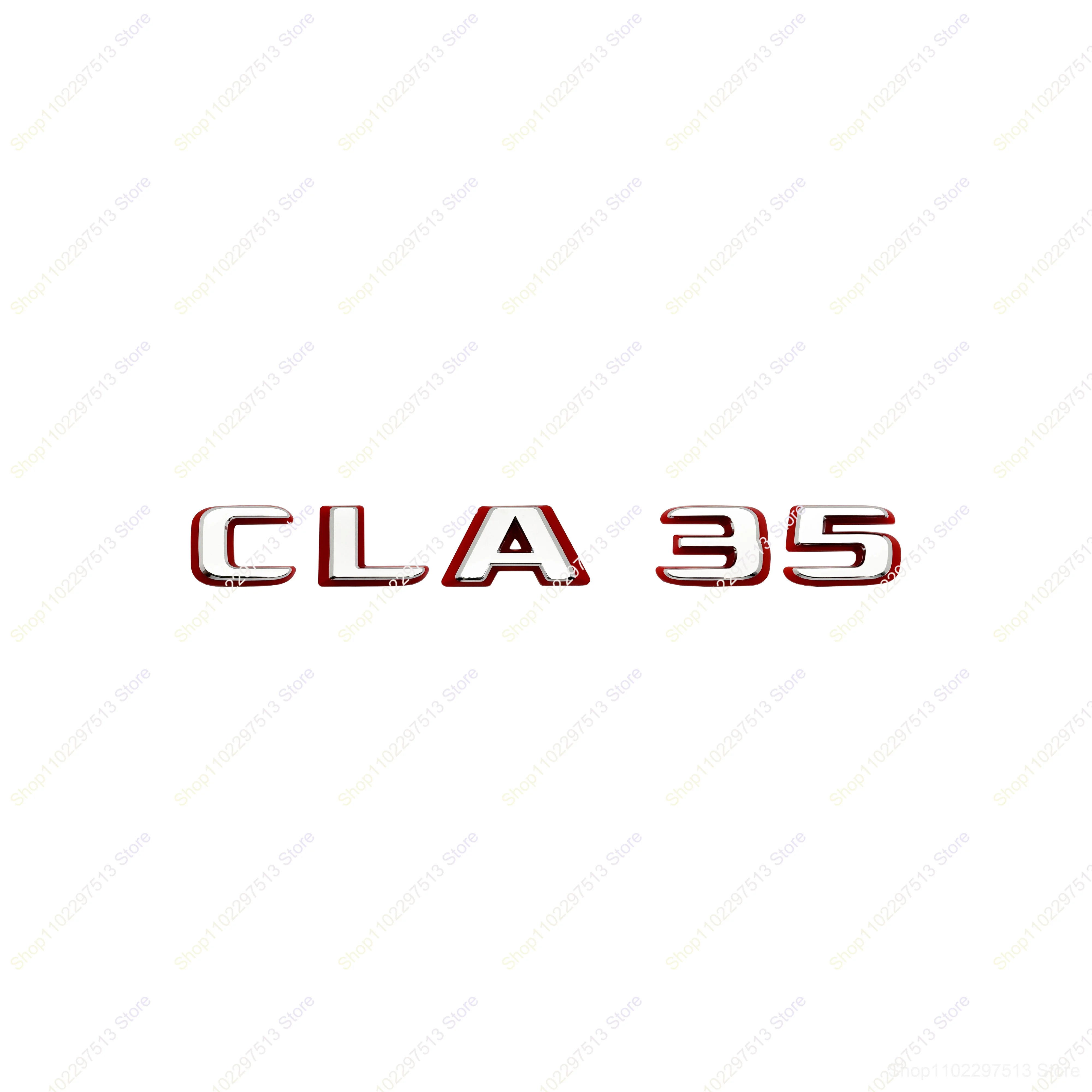 並行輸入品】 新型3D レッドカーステッカーCLA35 CLA45 CLA45S TURBO