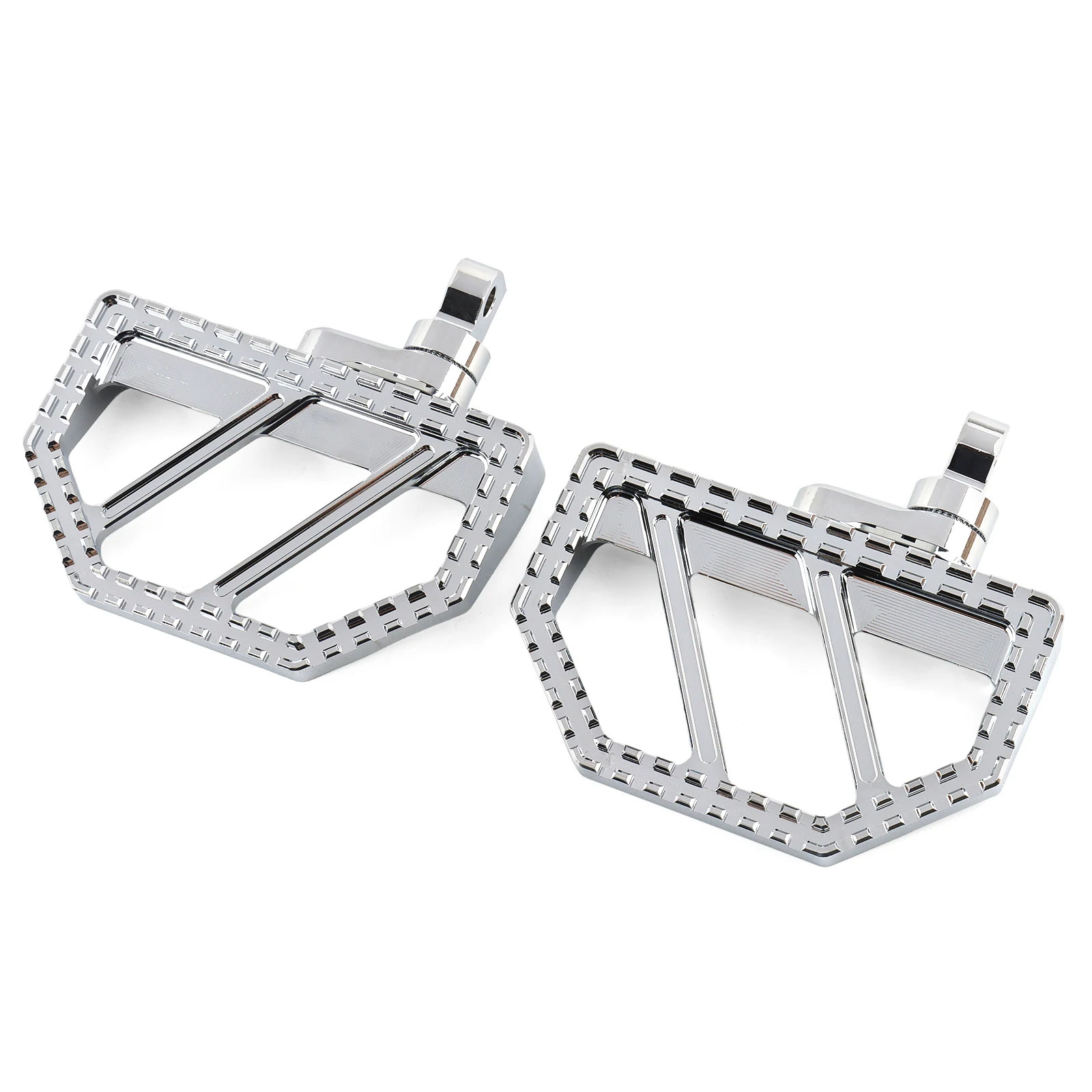 【並行輸入品】バイク用 調整可能 フットペグ ミニフロア レスト マウント オス ライダー ハーレー ツーリング ダイナ スポーツスター xl883 ソフテイルの画像