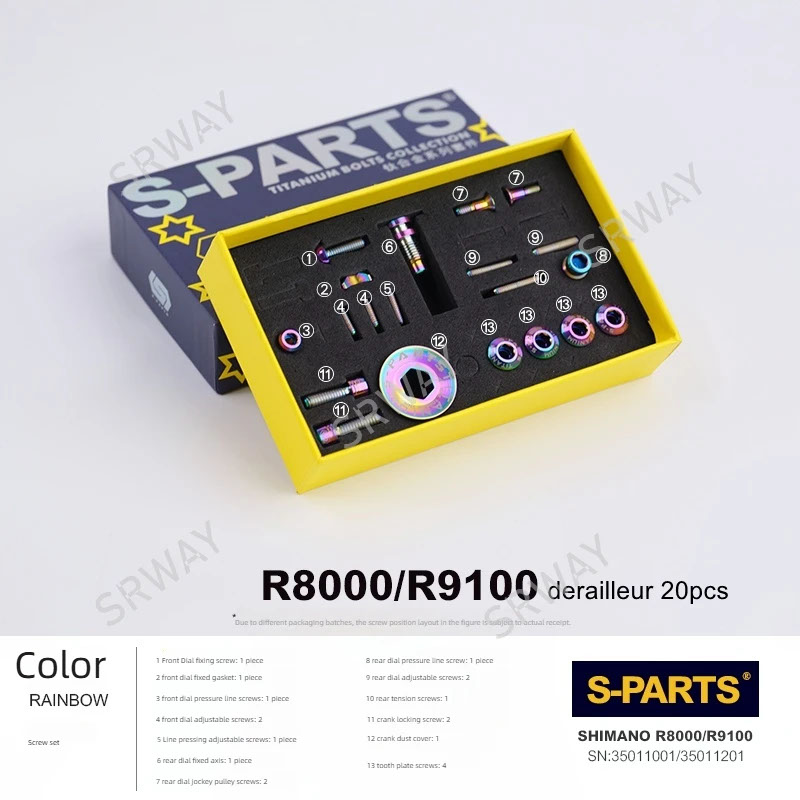 並行輸入品】チタン合金自転車ネジ ロードバイク R8000 R9100 R7000