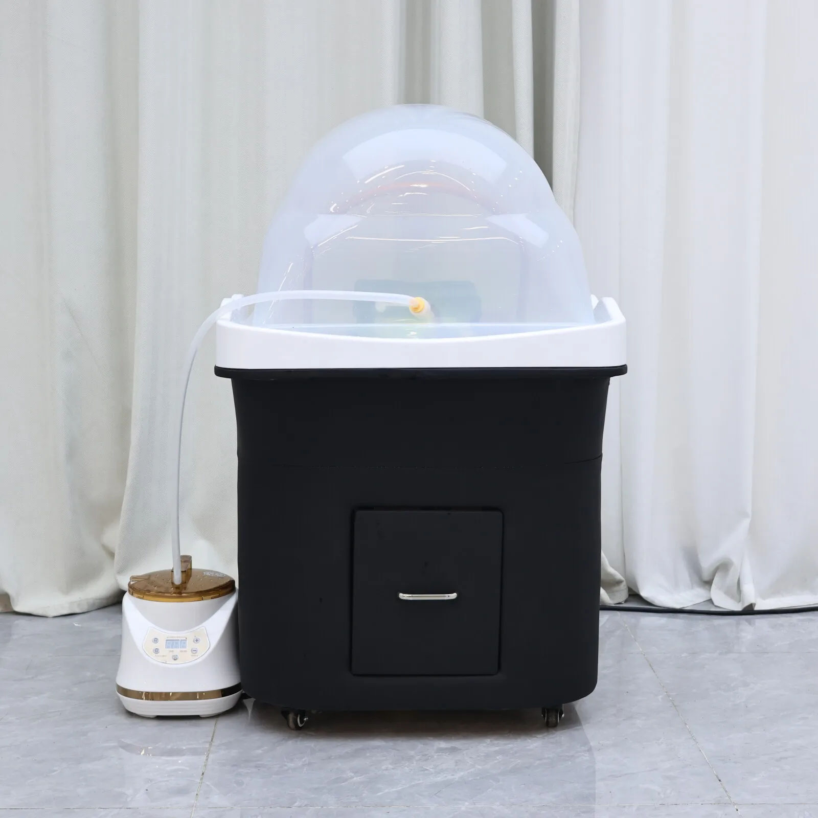 【並行輸入品】新盛暖める上端SPA水循環過程シャンプー洗面器理髪店ヘアウォッシュサロン器機 燻蒸消毒機 取りまかなう付き添い人