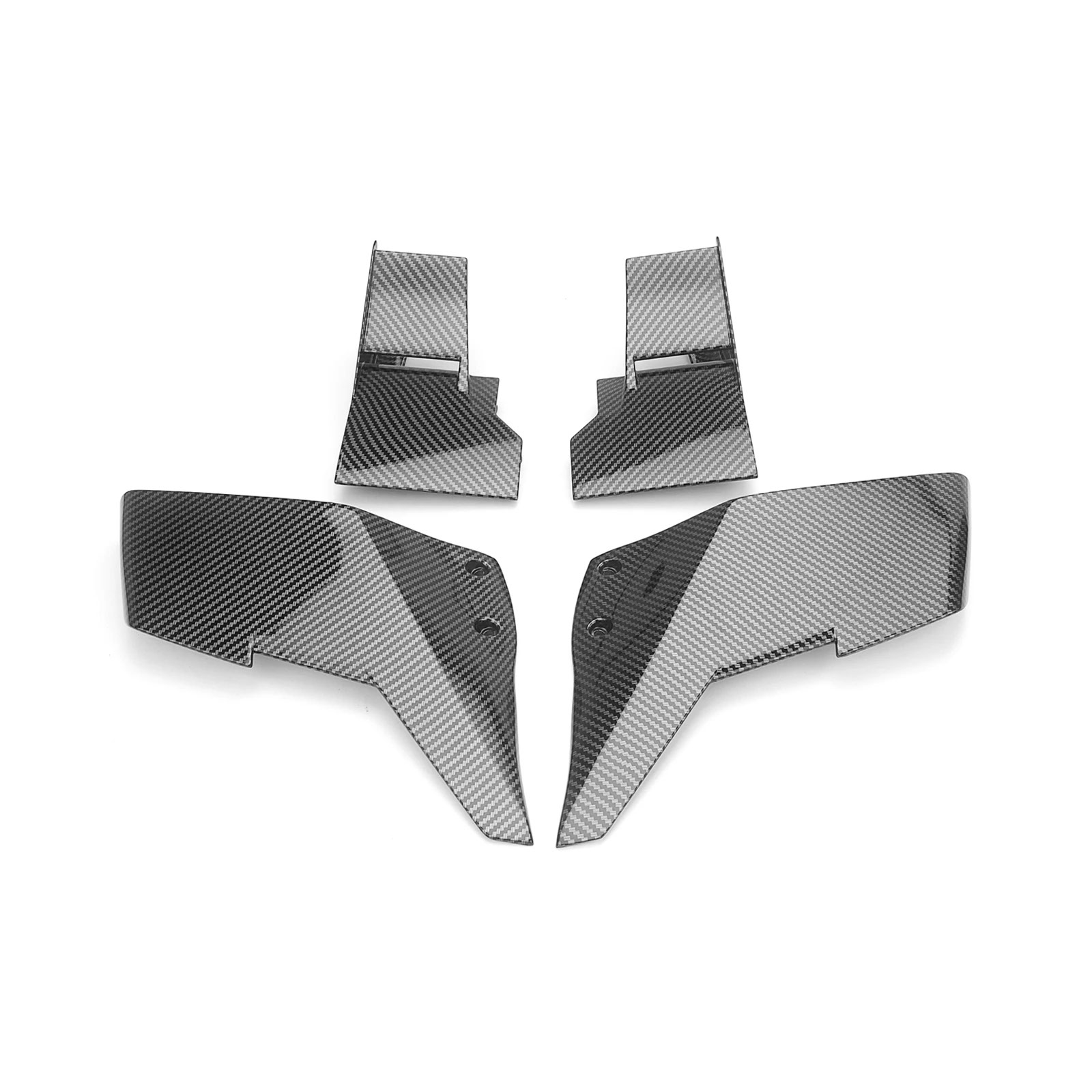 並行輸入品】ABS カーボンバイク固定風翼カワサキニンジャ H2 H2R 空力