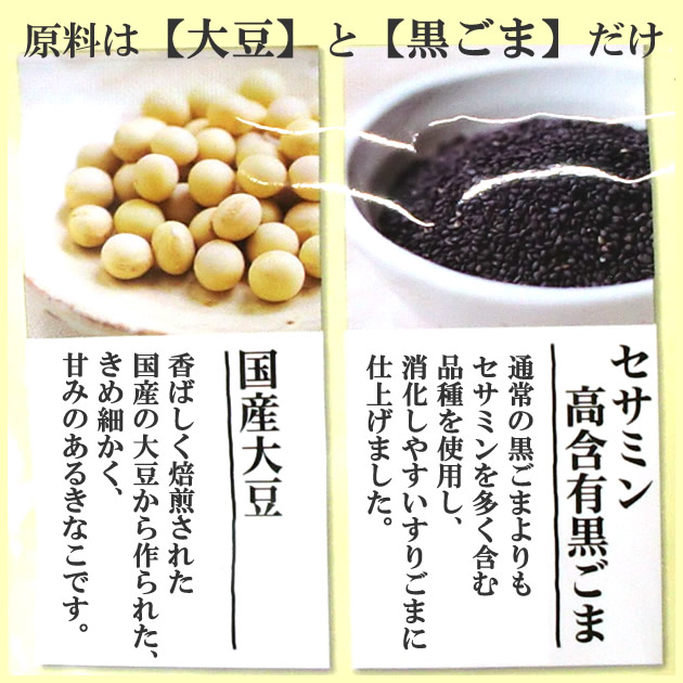 セサミン黒ごまきなこ画像2