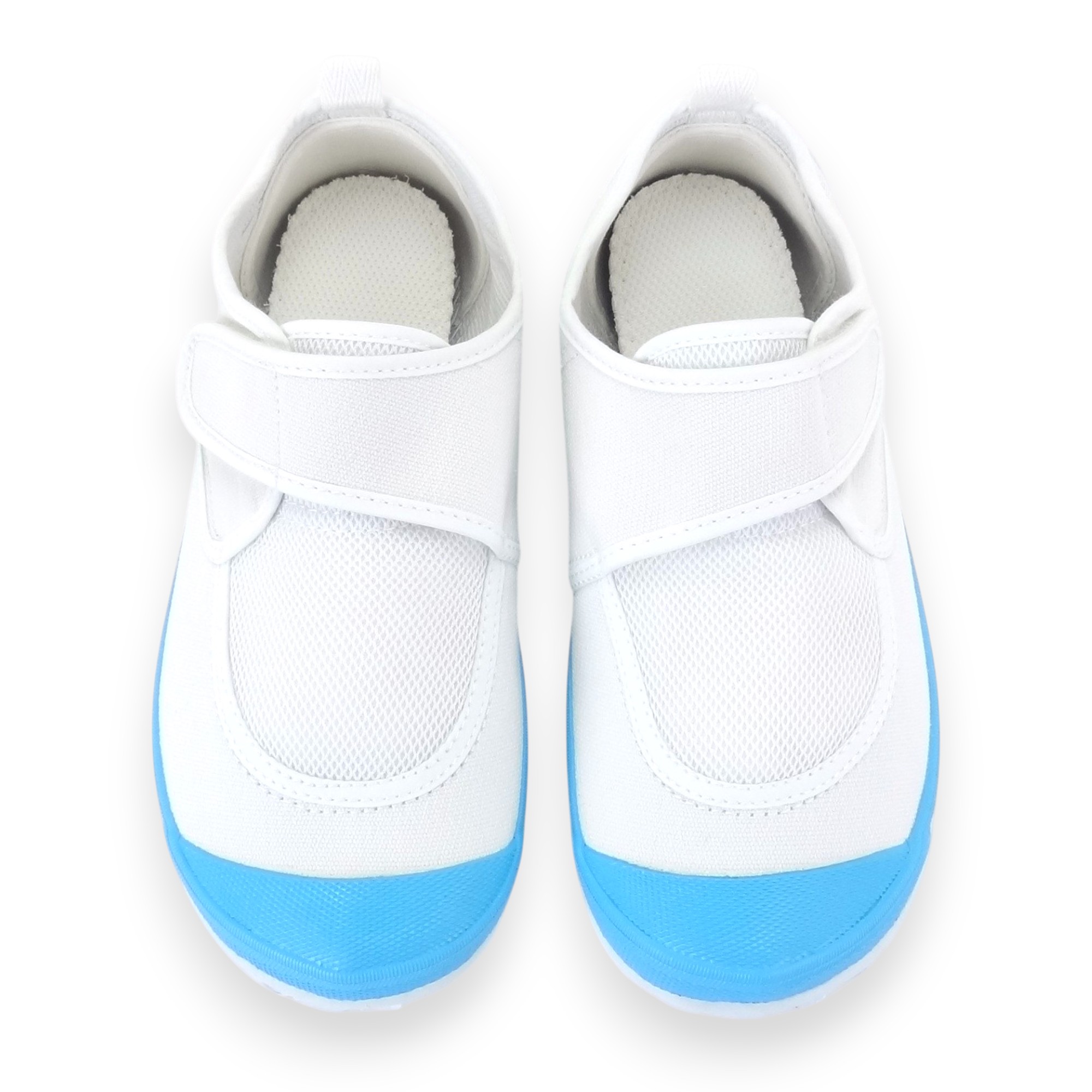 教育パワーシューズ 上履き 青 白 子供 女の子 男の子 大人 幼稚園