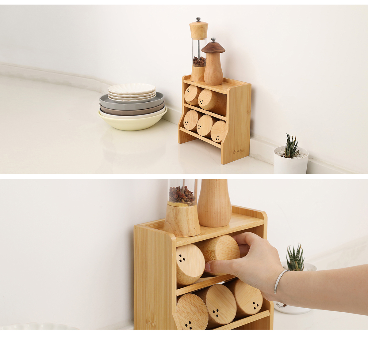 調味料収納ラック スパイスラック レビュー特典 キッチン収納 スリム 2