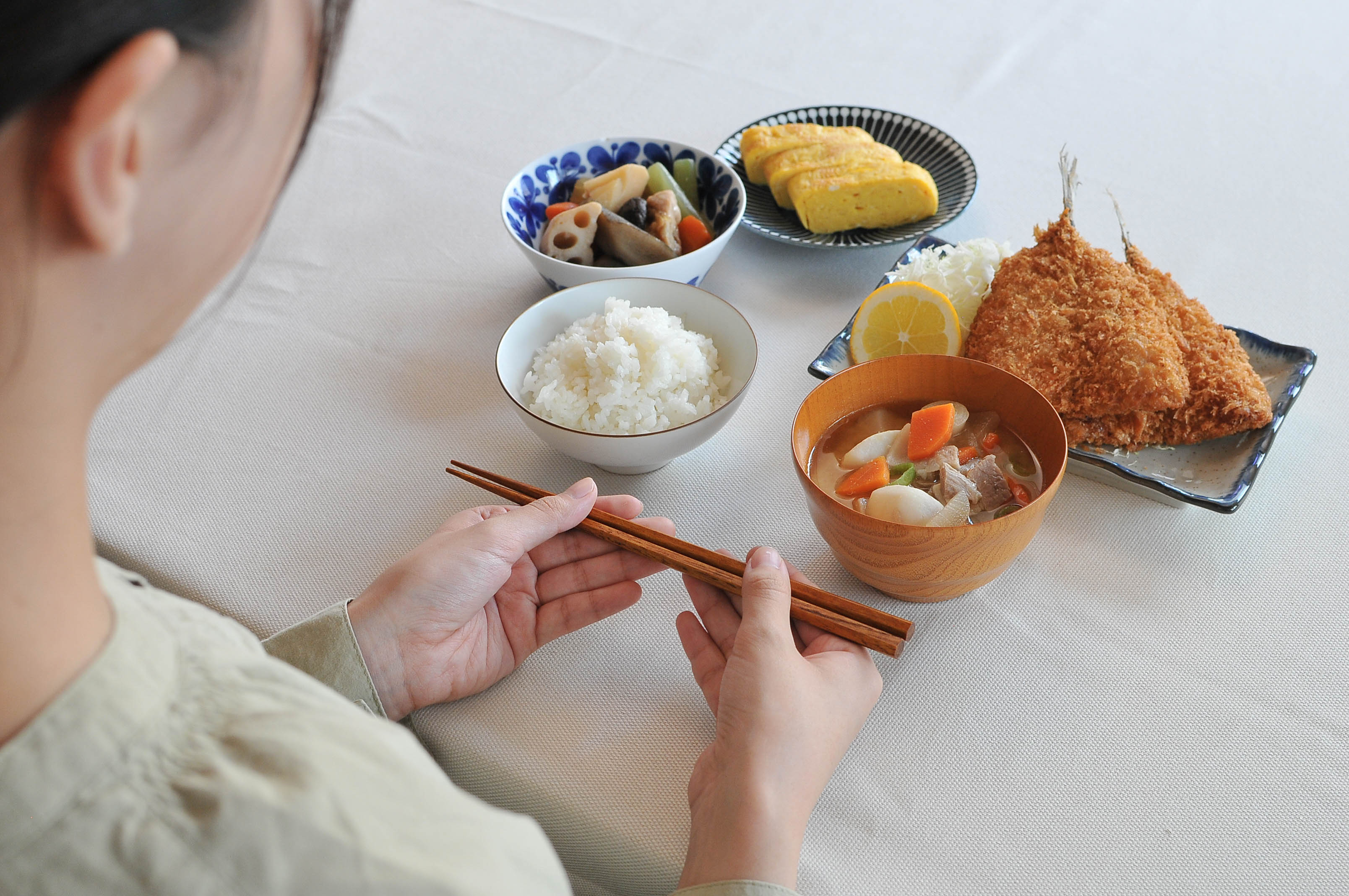 HTB お箸 5膳セット 22.5cm 木製箸 タガヤサン 手作り 六角 箸 滑ら
