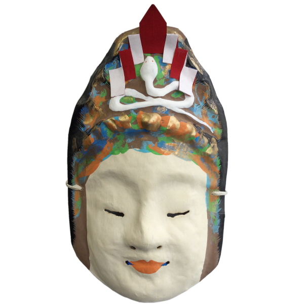 〔12〕嵯峨面『干支　戌（いぬ）』古和紙のお面　藤原孚石作　厄除　縁起物 1】嵯峨面 『お多福』古和紙のお面 藤原孚石作 厄除 縁起物