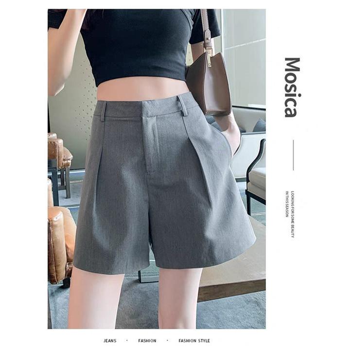 ショートパンツ スラックス レディース ハーフパンツ ワイドパンツ