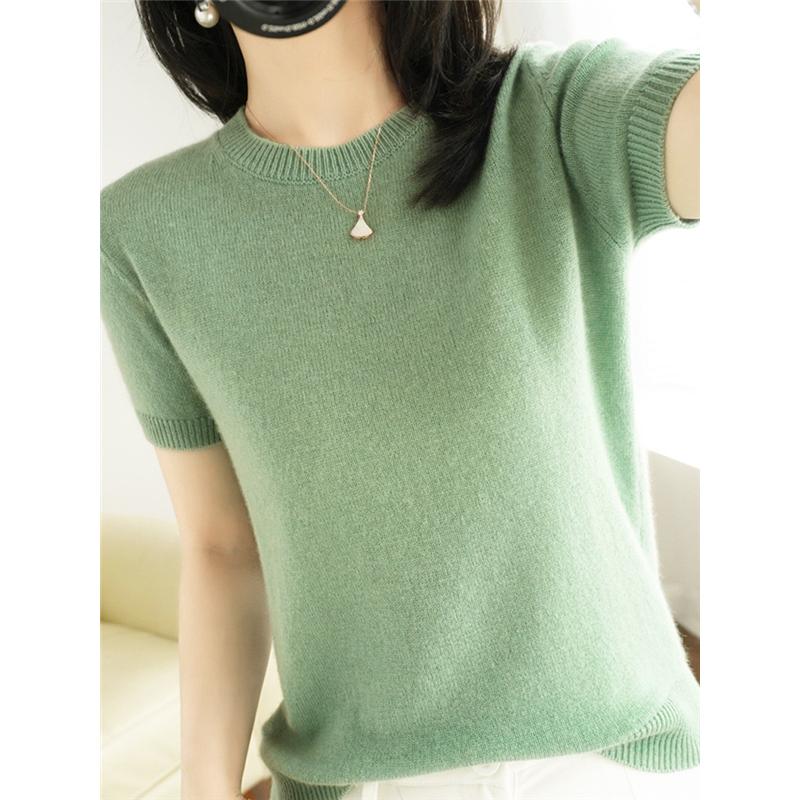 サマーニット レディース 半袖 tシャツ プルオーバー タートルネック 一部 夏 トップス おしゃれ ストレッチ きれいめ サマーニット レディース 半袖 tシャツ プルオーバー