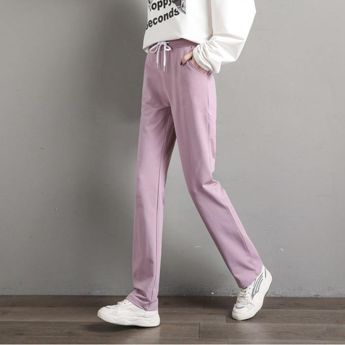 値下げ】カジュアルパンツ 秋 スウェットパンツ レディース