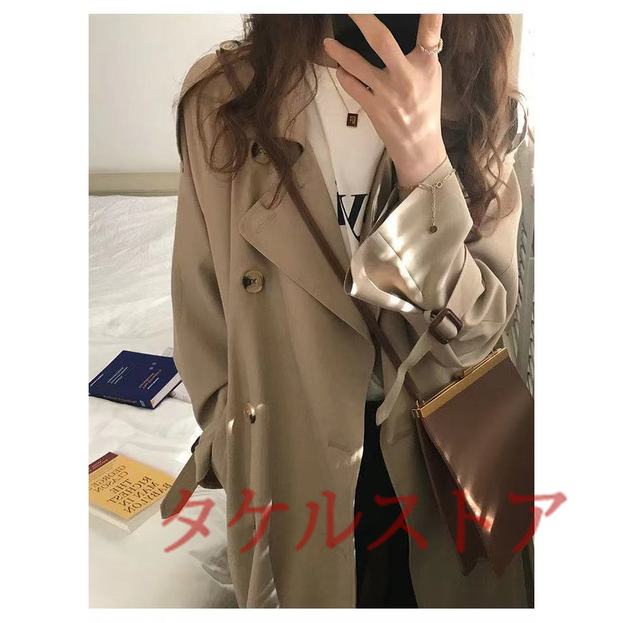 スプリングコート トレンチコート レディース 秋服 春 ロング Aライン ベルト付き オシャレ 着痩せ アウター 韓国風 通勤 オシャレ OL 20代  30代 40代 50代 k6Ct9ZlzES, ファッション - www.ruledigitally.com