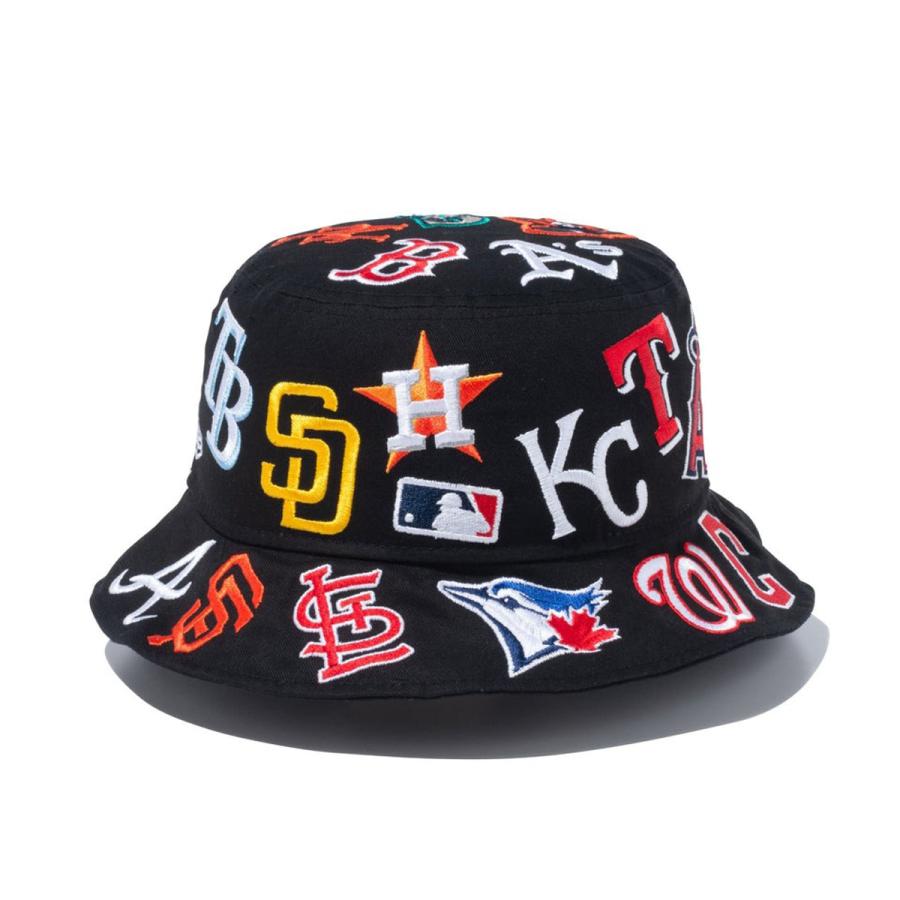 ニューエラ ハット ユニセックス NEW ERA バケットハット MLB チームロゴ 全球団 メジャーリーグ バケハ 14109615 BLK 送料無料｜takespo｜05