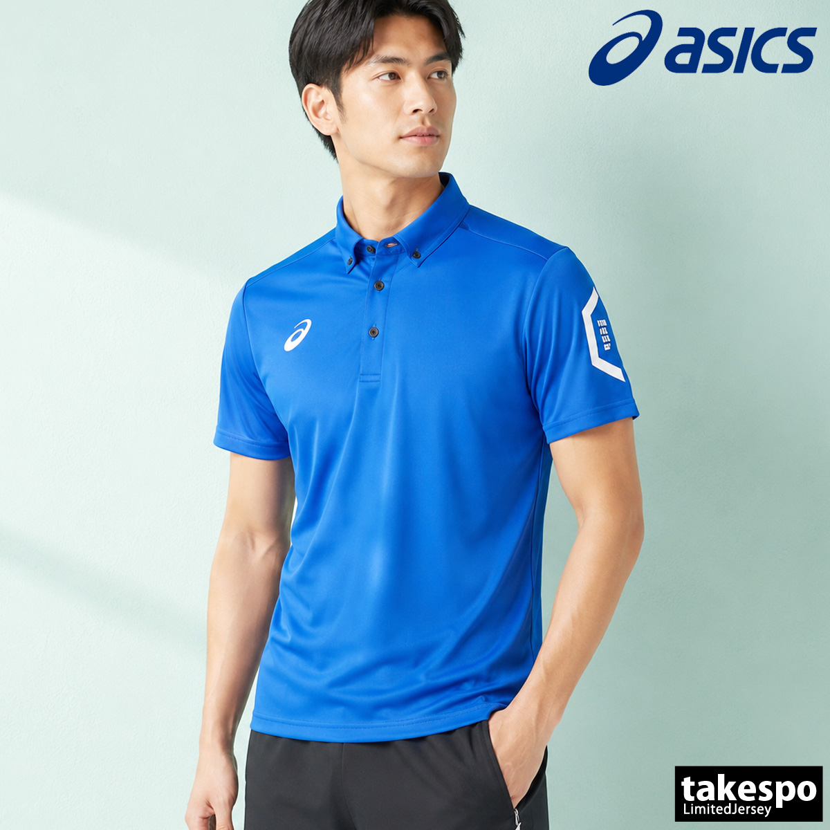ASICS（アシックス） ポロシャツ メンズ ブランド asics HEXAGON