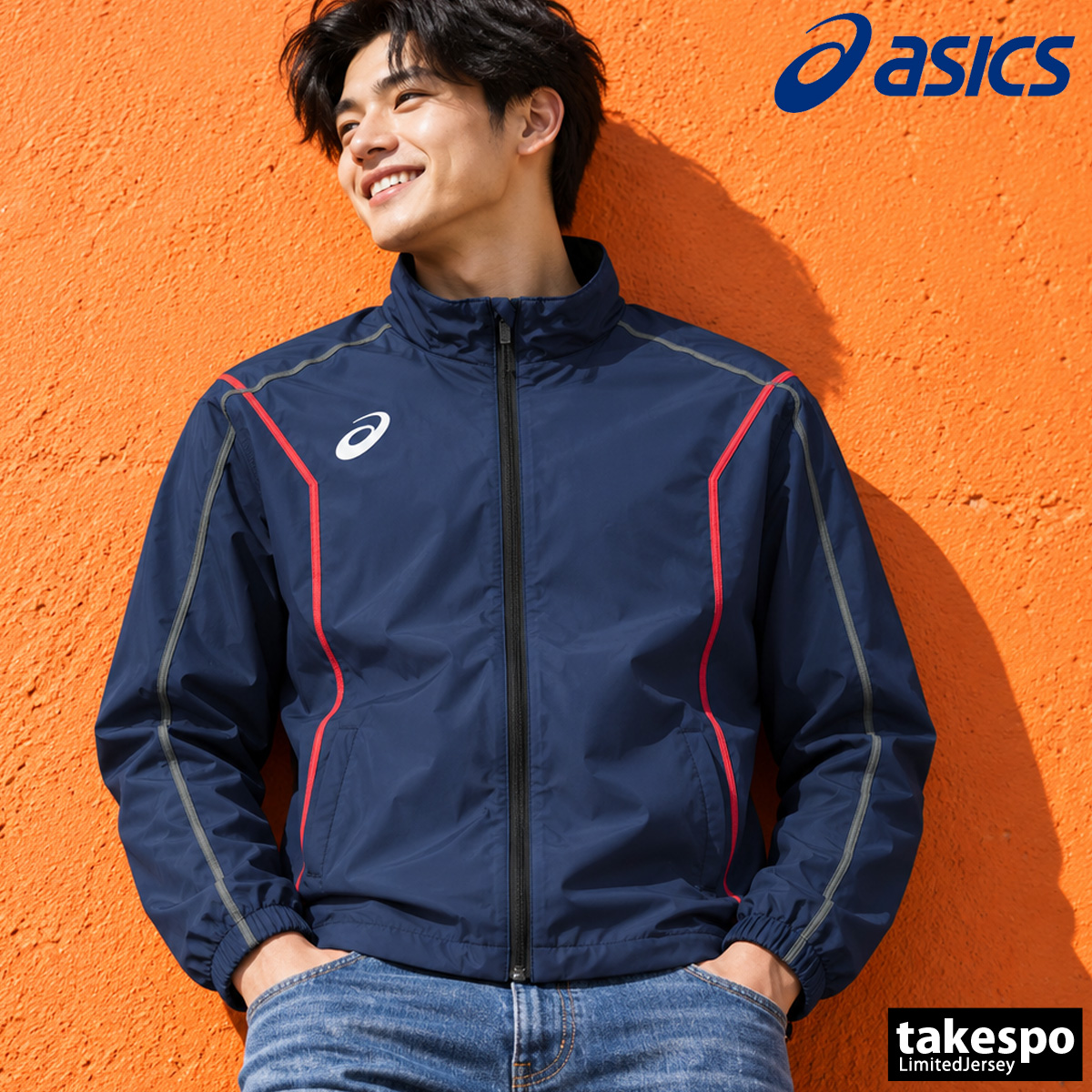 ASICS（アシックス） チーム 送料無料 ウインドジャケット メンズ