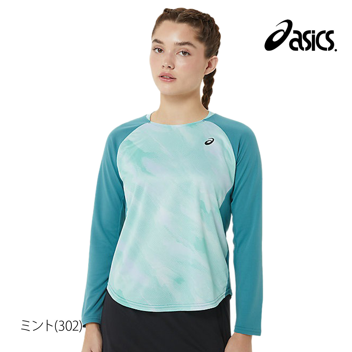 アシックス 長袖Tシャツ レディース 上 asics テニス 練習着