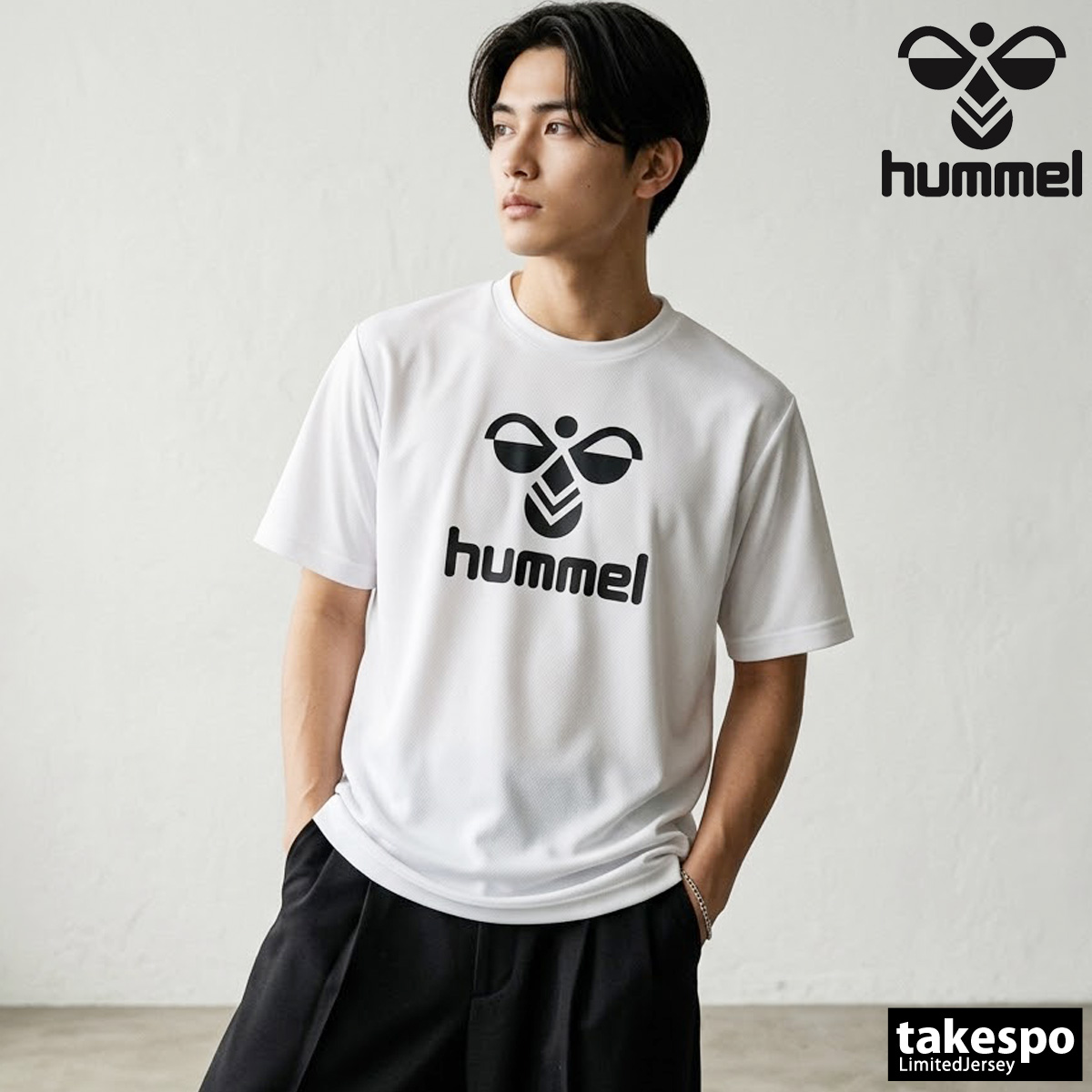 hummel（ヒュンメル） Tシャツ メンズ 半袖 速乾 スポーツ ブランド