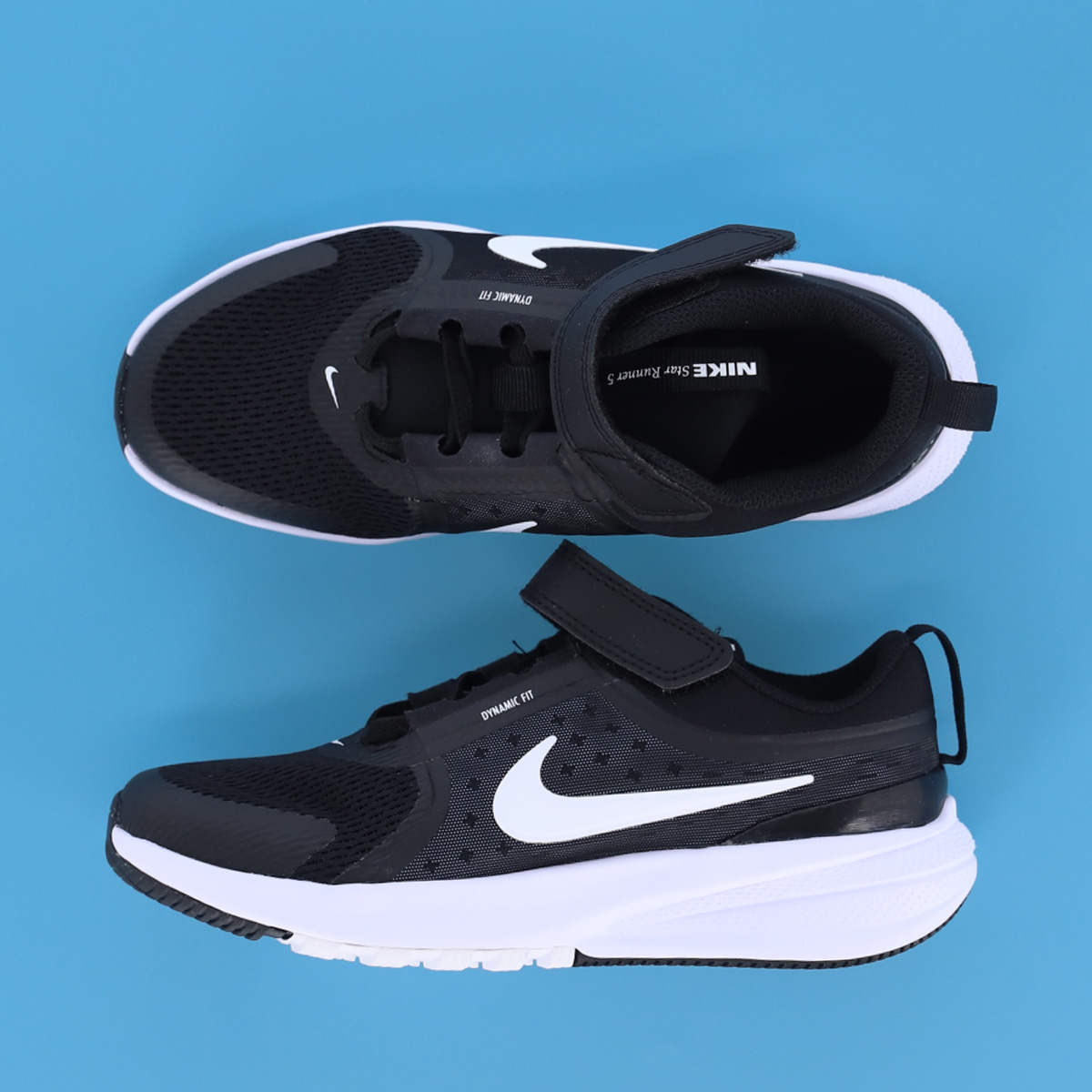 NIKE ナイキ スニーカー ジュニア レザー スター ランナー 5