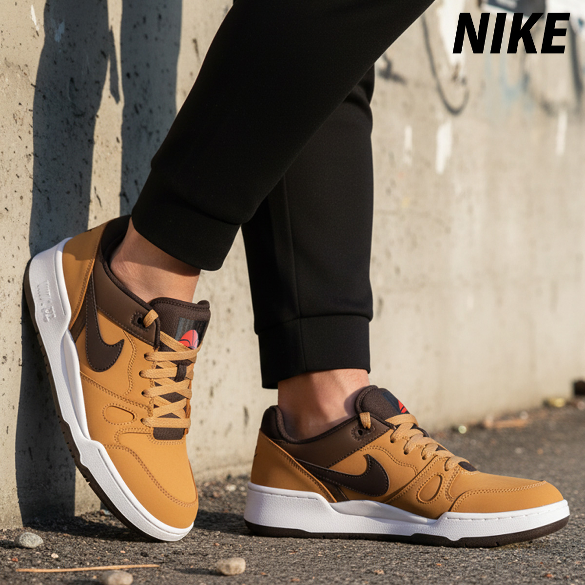 ナイキ シューズ メンズ ブランド NIKE レザー 革 皮革 ローカット フルフォース ロー 送料無料 SALE セール NIKE（ナイキ） スニーカー メンズ レザー ブランド フルフォース ロー