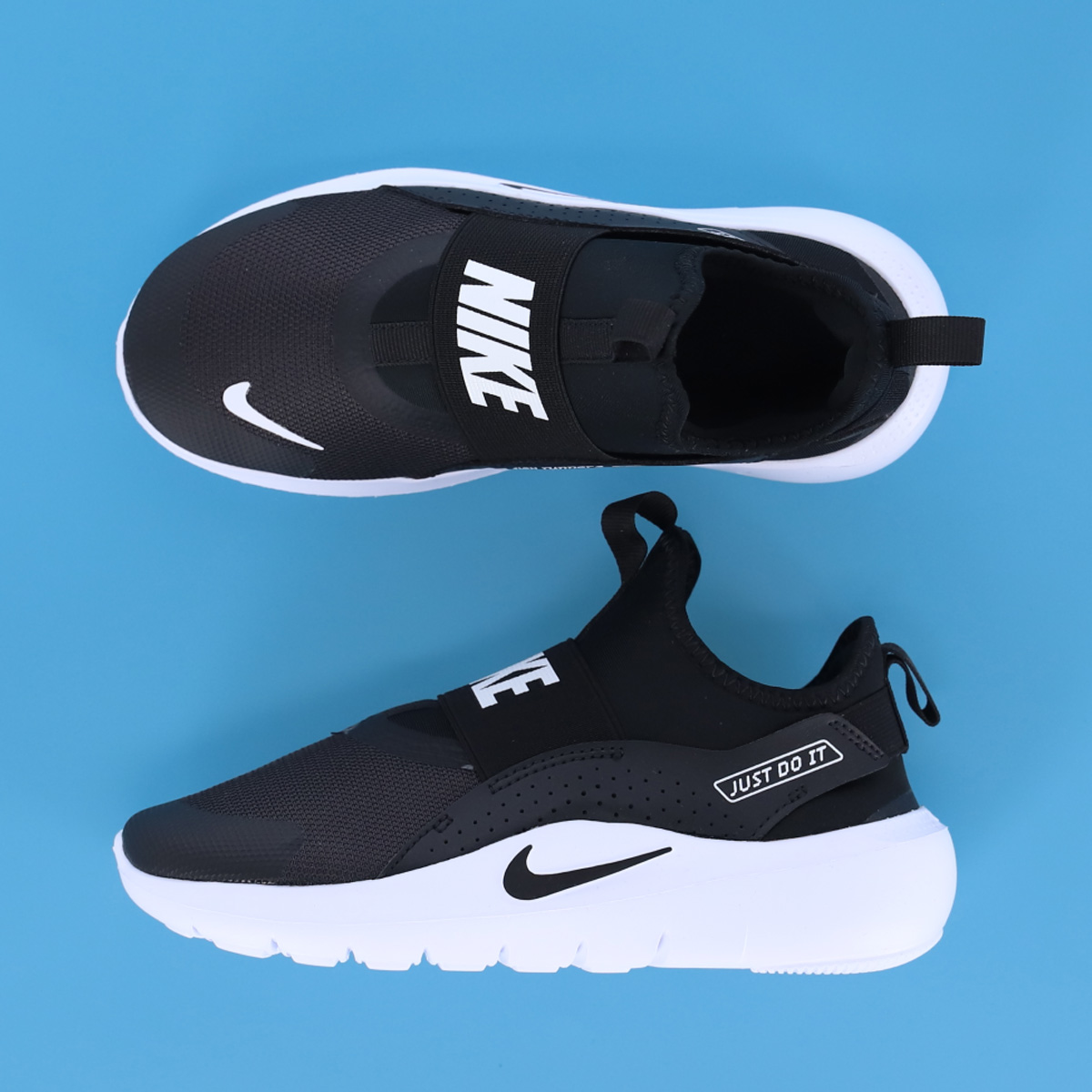 NIKE ナイキ スニーカー ジュニア レザー フレックス ランナー 4