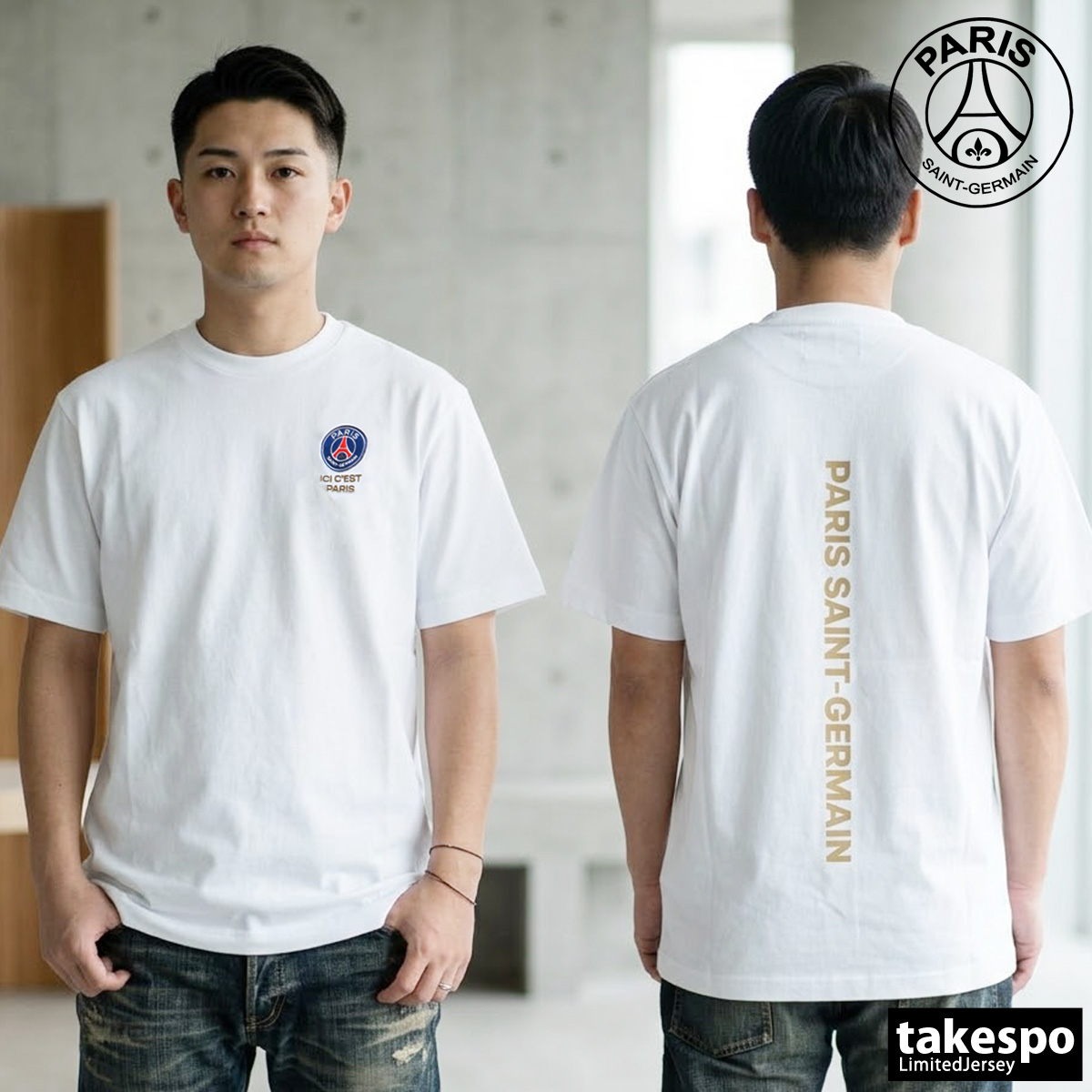 パリ・サンジェルマン Tシャツ メンズ ブランド PARIS SAINT-GERMAIN