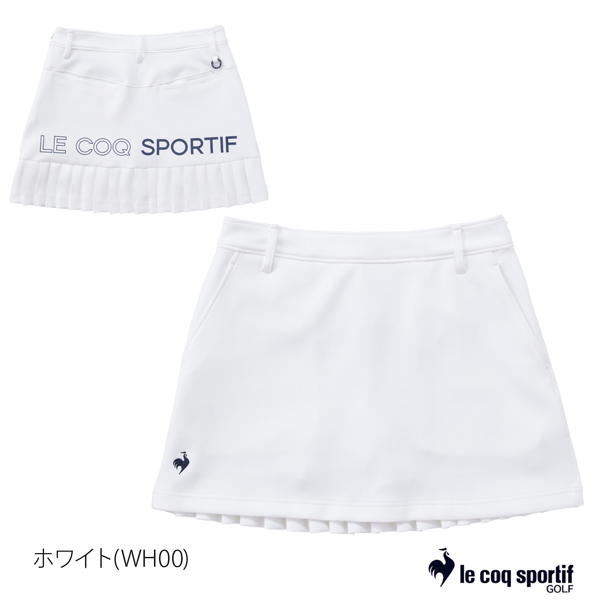 ルコックゴルフ スカート レディース le coq sportif golf ゴルフ 吸汗 ストレッチ ドライ プリーツ ゴルフウェア  QGWUJE05 送料無料 アウトレット SALE セール