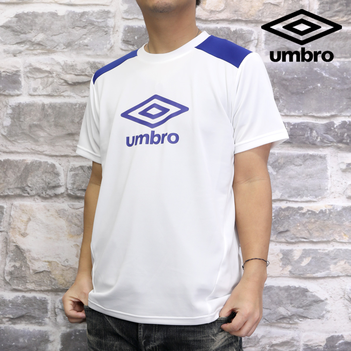 人気の アンブロ Tシャツ メンズ 上 umbro 吸汗 速乾 ドライ サッカー