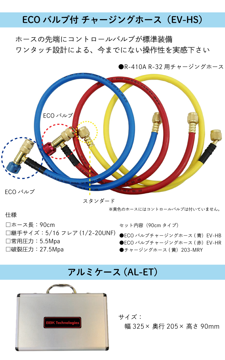 BBK 超ミニ デジタルマニホールドセット DSGM-SE R410A R32 サイト 