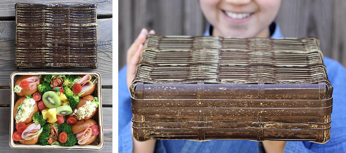 虎竹ランチボックス(特大) : 虎斑竹専門店 竹虎 - 通販 - Yahoo