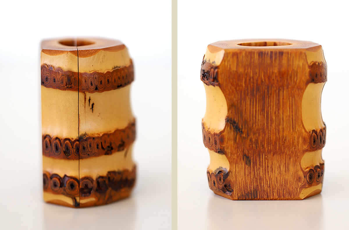 竹製　香合 竹根香合（一点限り） : 虎斑竹専門店 竹虎 - 通販 - Yahoo!ショッピング