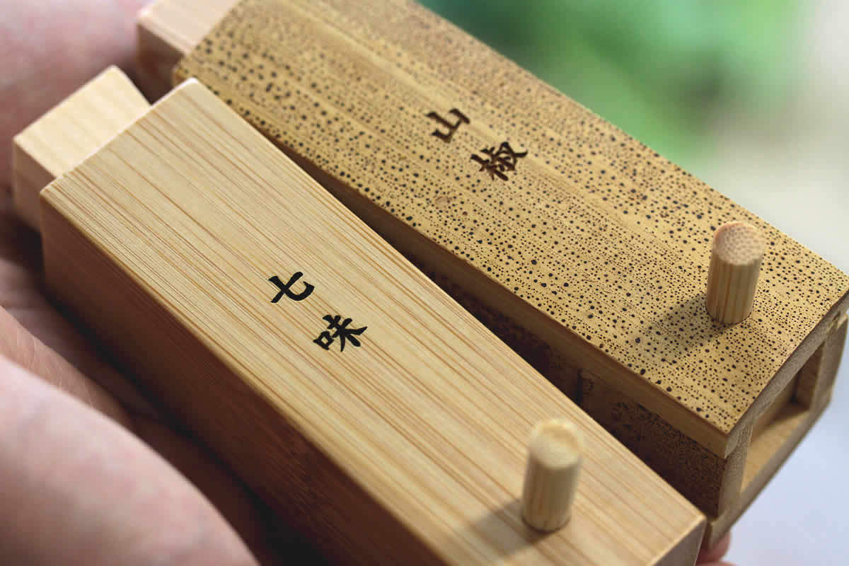 炭化竹七味入れ : 虎斑竹専門店 竹虎 - 通販 - Yahoo!ショッピング