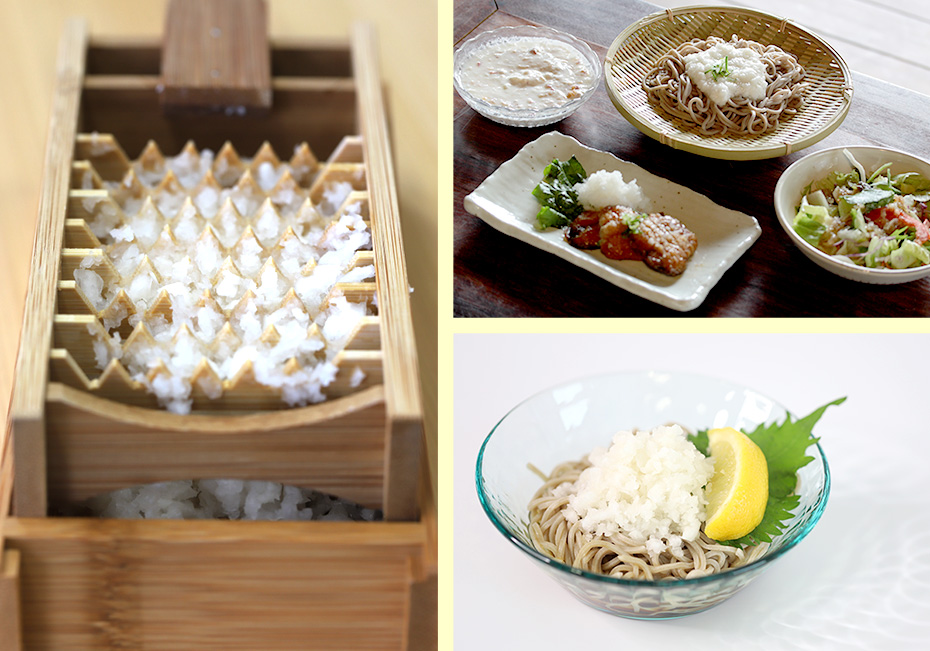 国産）竹製大根おろし器 鬼おろしと竹皿のセット 鬼おろし おにおろし