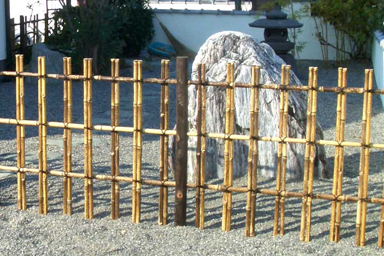 竹垣、袖垣の種類|虎斑竹専門店 竹虎
