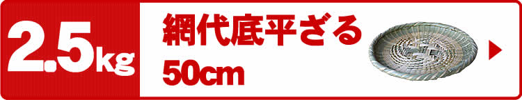 網代底平ざる50cm