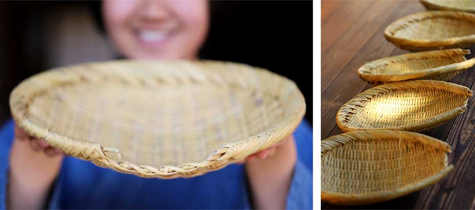 スズ竹箕ざる(片口ざる) : 虎斑竹専門店 竹虎 - 通販 - Yahoo