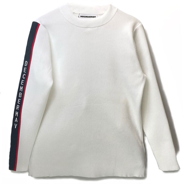 DECEMBERMAY ディセンバーメイ 長袖ニットセーター ネイビー系 S