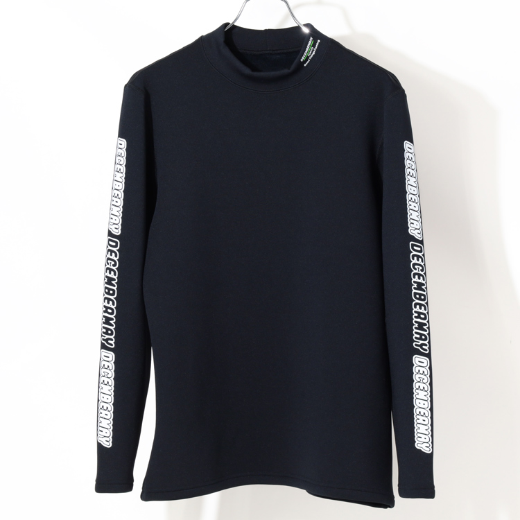 ディセンバーメイ ゴルフ モックシャツ メンズ 長袖 インナーシャツ 裏