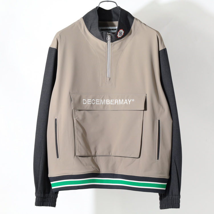 ディセンバーメイ ゴルフ ブルゾン メンズ 長袖 トップス ハーフジップ