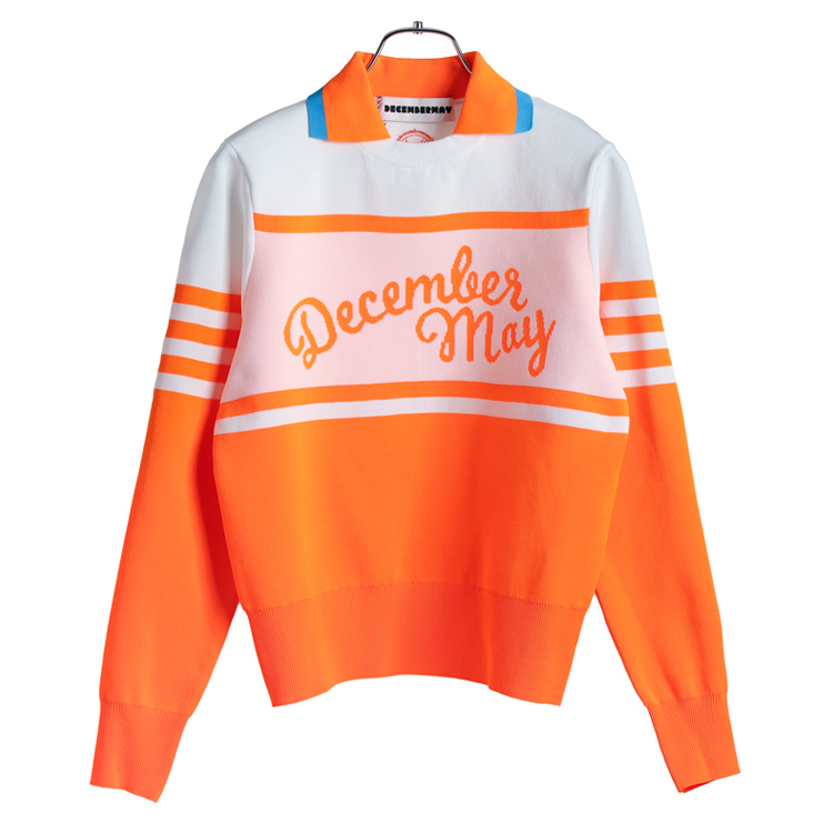 ディセンバーメイ ゴルフ ニット レディース 長袖 クルーネック サマーニット 吸水速乾 軽量 薄手 洗濯可能 無地 ゴルフウェア ブランド DECEMBERMAY 2-405-1025 ディセンバーメイ ゴルフ ニット レディース 長袖 クルーネック サマー