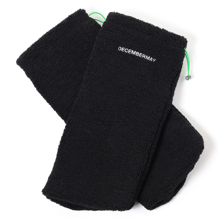 ディセンバーメイ ゴルフ レッグウォーマー レディース ボア 冬用 保温