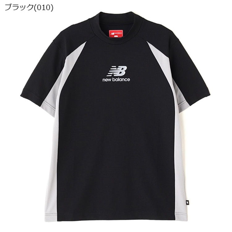 ニューバランス ゴルフ モックシャツ メンズ 半袖 シャツ プルオーバー モックネック ハイネック ゴルフウェア 無地 春 夏 秋 ブランド 0125166001 New Balance golf New Balance Golf（ニューバランスゴルフ） ニューバランス ゴルフ