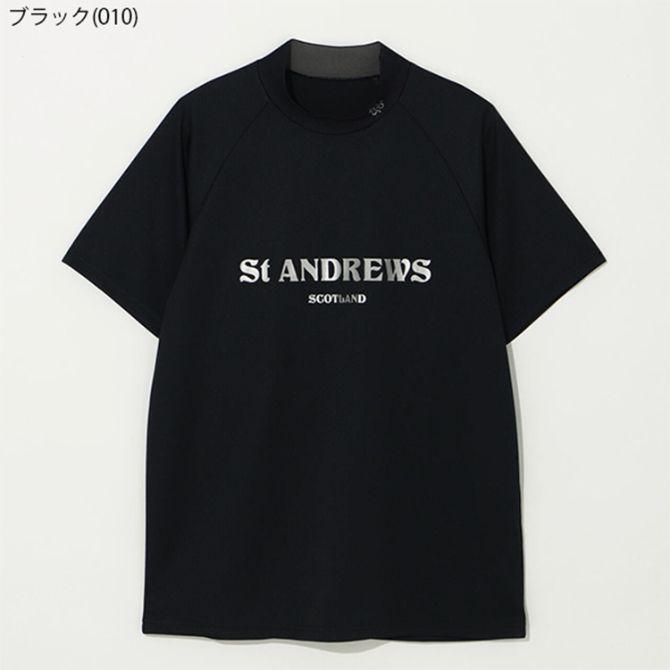 セントアンドリュース SA 【UV】フロントロゴラインモックネック